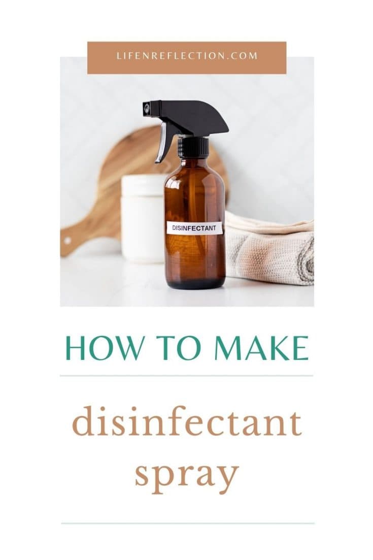 How to deals make disinfectant